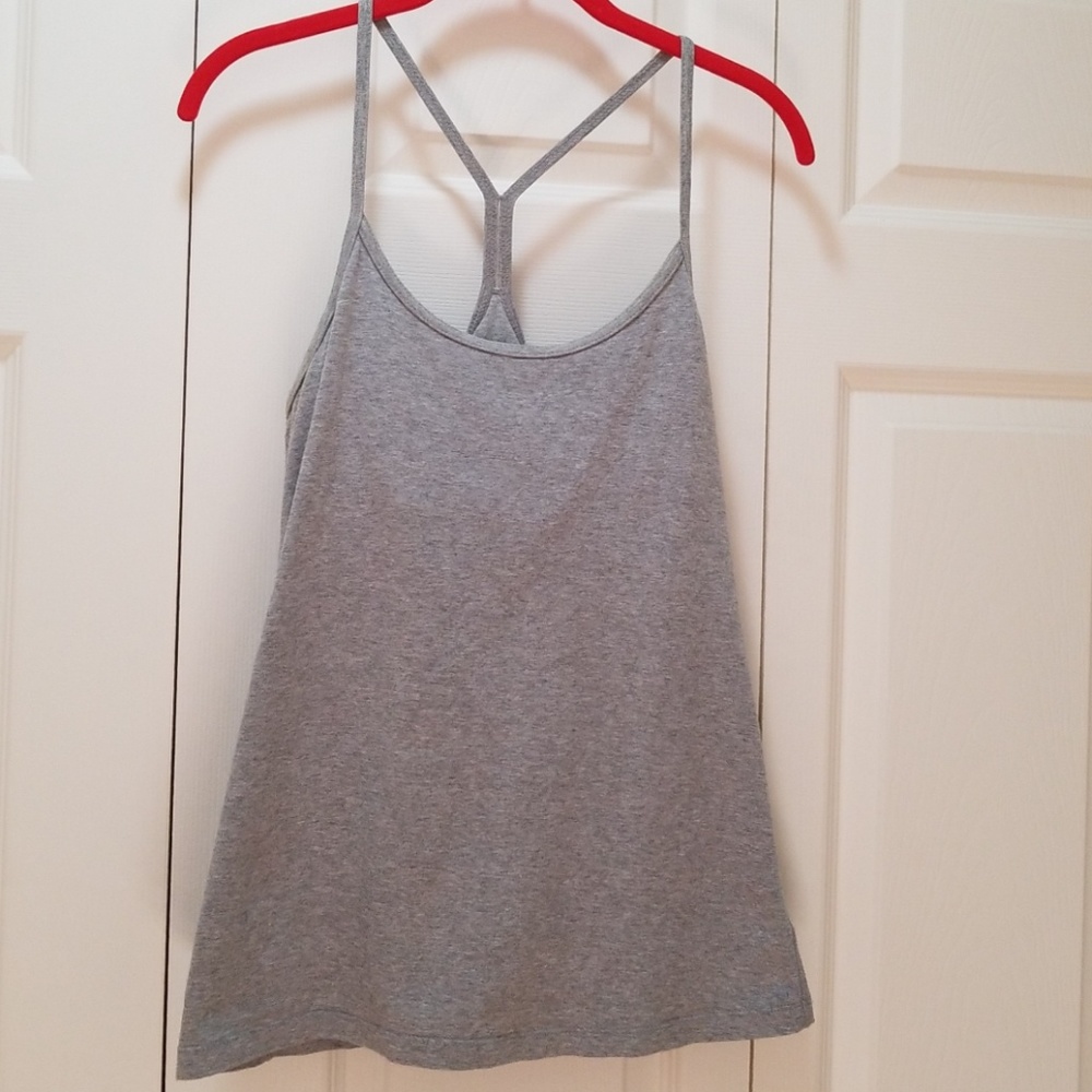 Xersion Heather Gray Workout Top